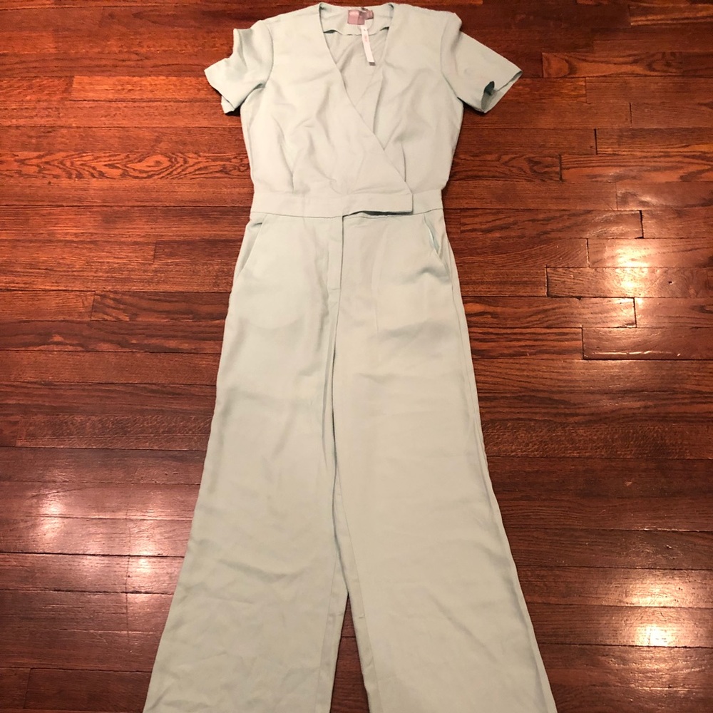 Jumpsuit with wrap top